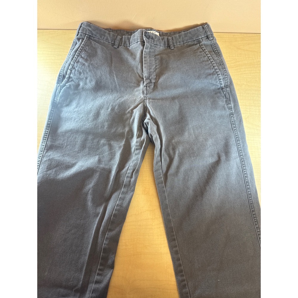 Joseph Abboud Mens 33x30 Stretch Chino Pants Charcoal Gray Straight Leg Cotton